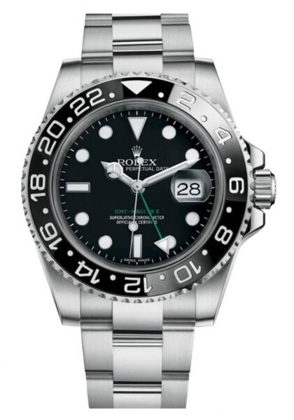 Rolex GMT-Master II Black Dial on Oyster 116710LN