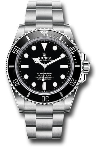 Rolex Submariner No-Date Black Dial on Oyster 124060 Complete 2026