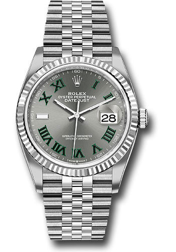 Rolex Datejust 36 Slate Roman Dial on Jubilee 126234 Complete 2025