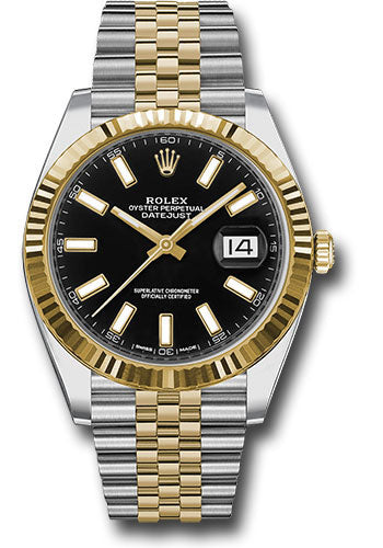 Rolex Datejust 41 Black Index Dial on Jubilee 126333 Complete 2026