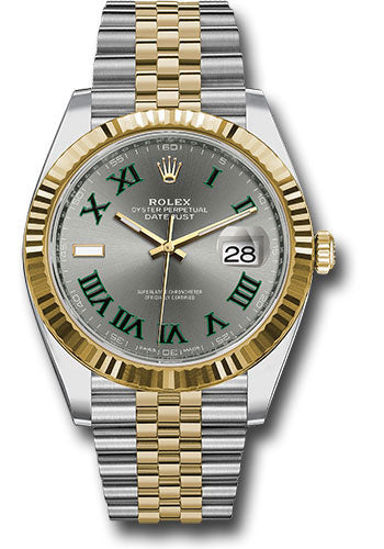 Rolex Datejust 41 Slate Green Roman Dial on Jubilee 126333 Complete 2026