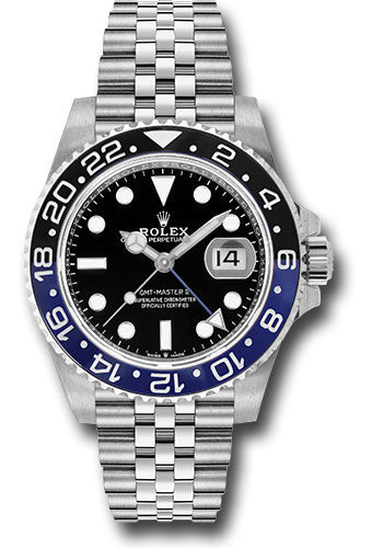 Rolex GMT-Master II Batgirl Black Dial on Jubilee 126710BLNR Complete 2026