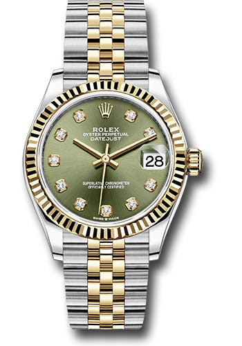 Rolex Datejust 31 Olive Green Diamond Dial on Jubilee 278273 Complete 2026