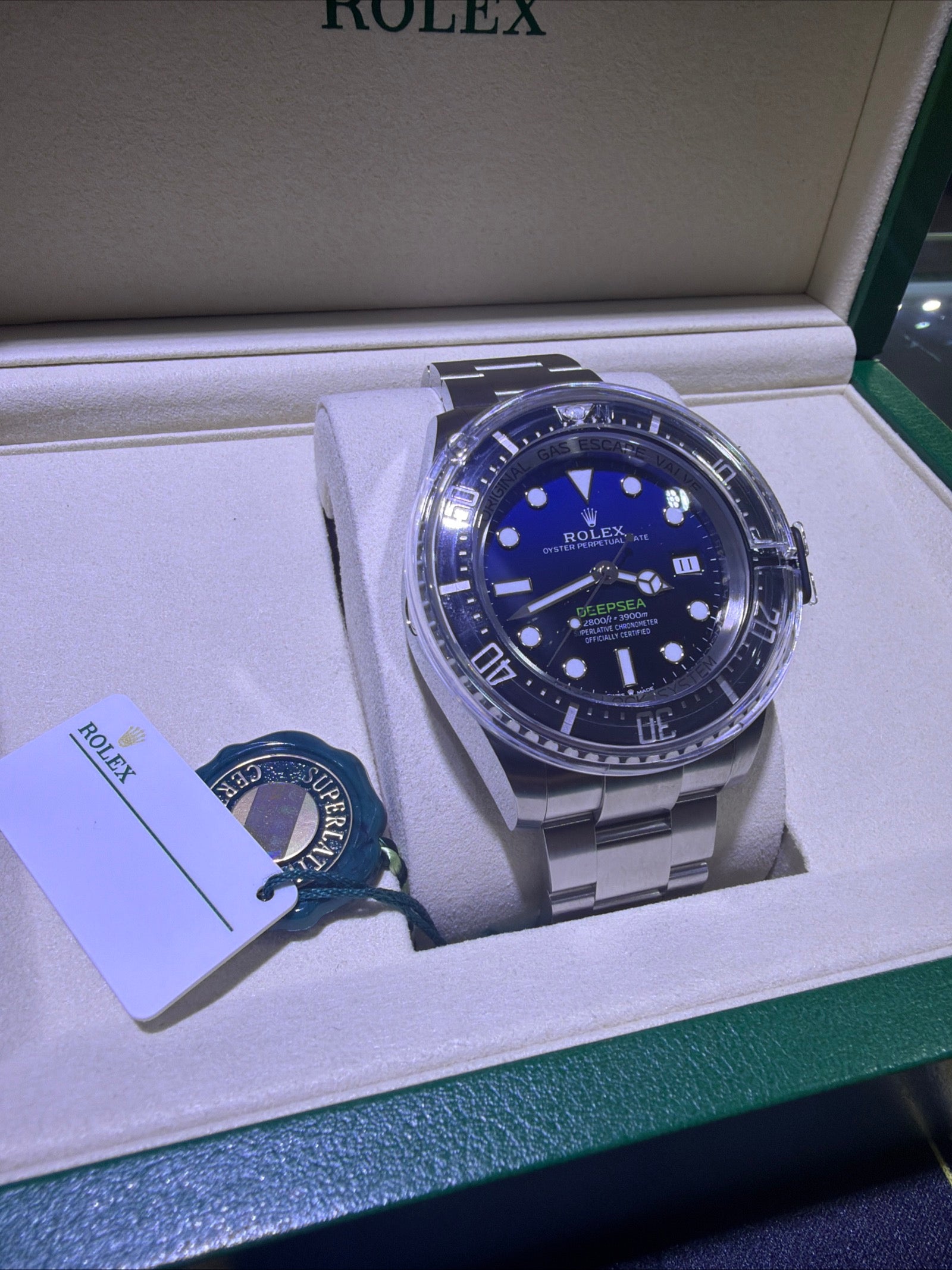 Rolex Sea-Dweller Deepsea James Cameron Blue Dial on Oyster 136660 Complete 2026