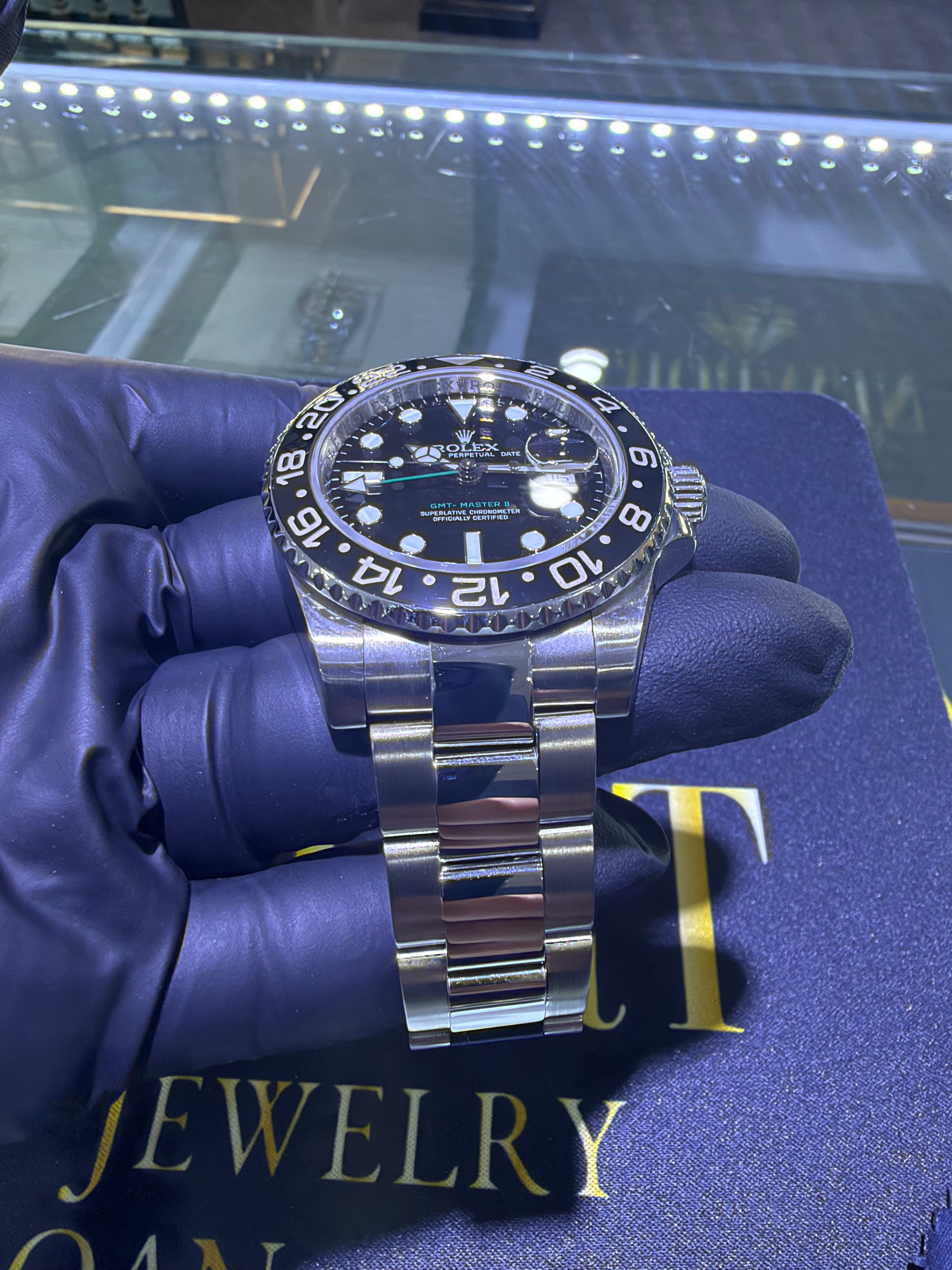 Rolex GMT-Master II Black Dial on Oyster 116710LN